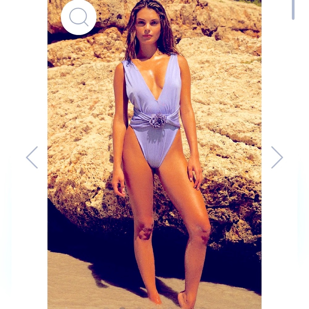 Agua Bendita Lavender One Piece Swimsuit